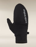 icebreaker® 200 Oasis Wandelbare Fausthandschuhe Black Unisex - 9