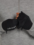 Unisex 200 Oasis Convertible Mittens Black - 7