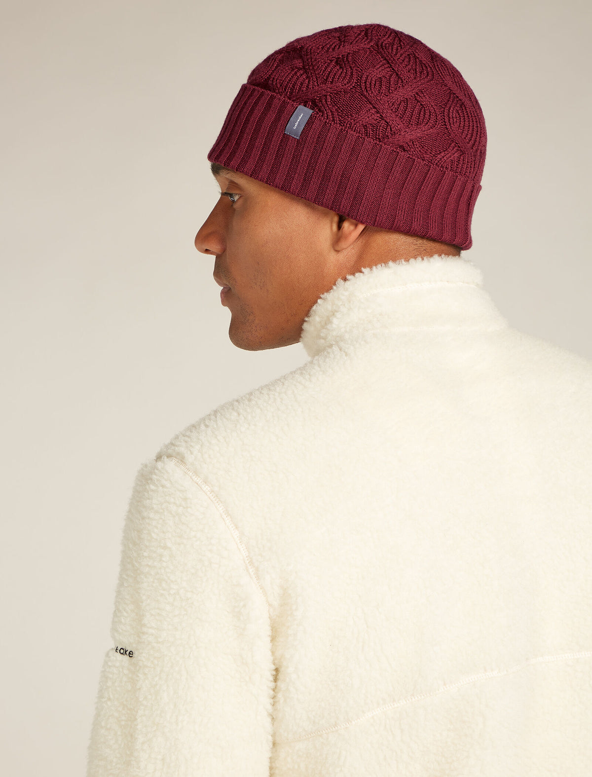 Bonnet en tricot de mérinos Unisex  - 3