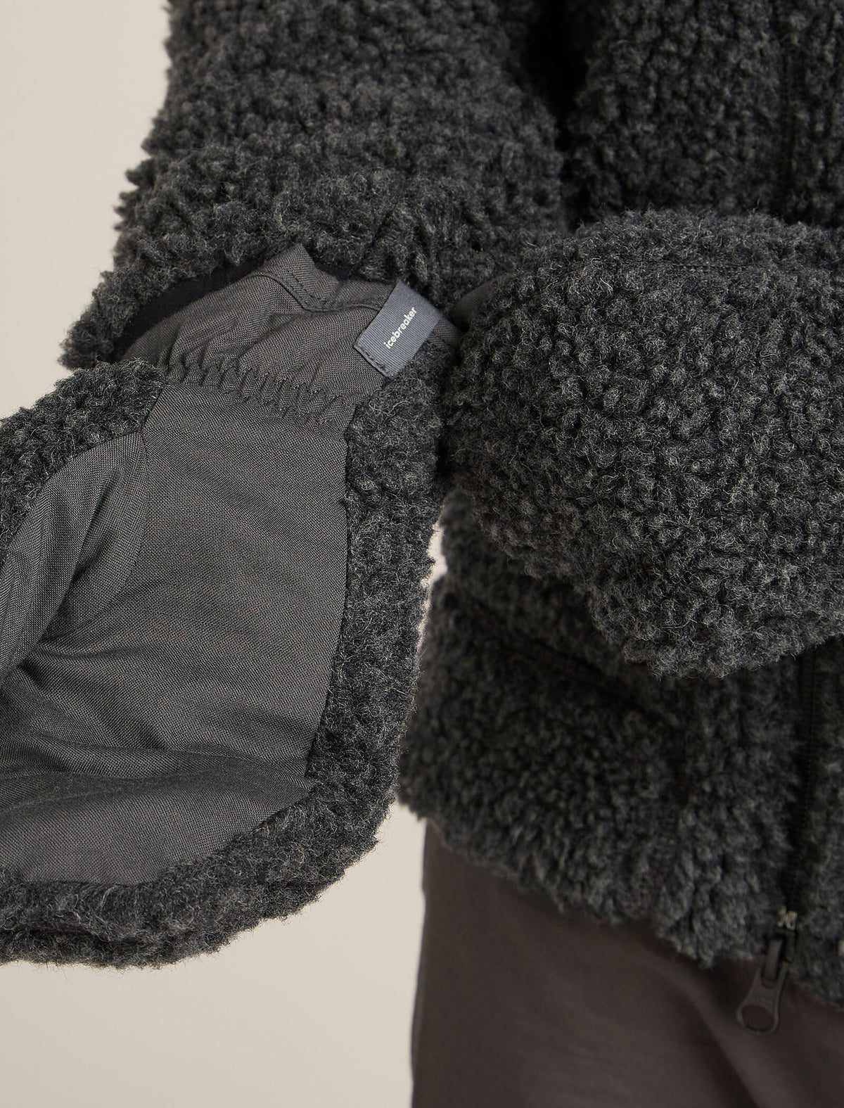 Unisex 960 High Pile Mittens Jet Hthr/Obsidian - 1