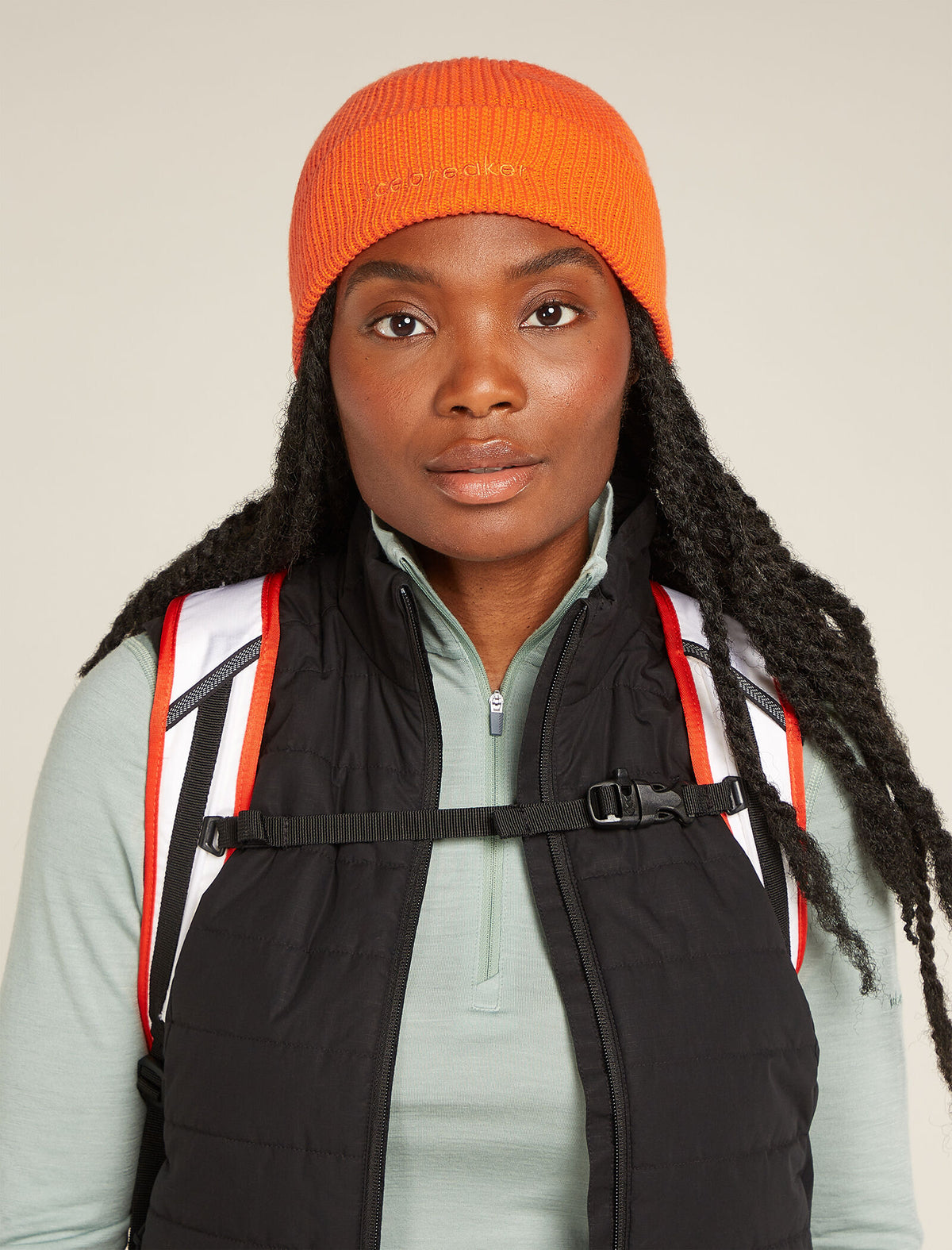 Unisex Merino All Day Toque Beanie Blaze - 2