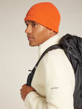 Unisex Merino All Day Toque Beanie Blaze - 3