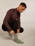 Unisex Unisex Crew Socks Ski Lodge Loden/Lichen - 1