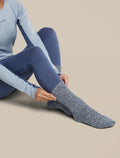 icebreaker® Unisex Ski Lodge normalhöga strumpor Dawn/Mid Navy/Undyed Unisex - 6
