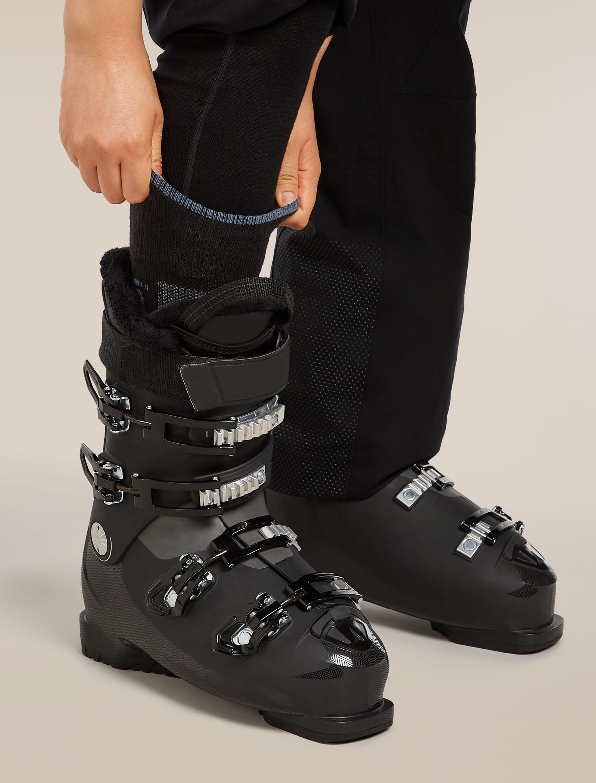 Women Ski+ Over the Calf Socks Black/Dawn - 3