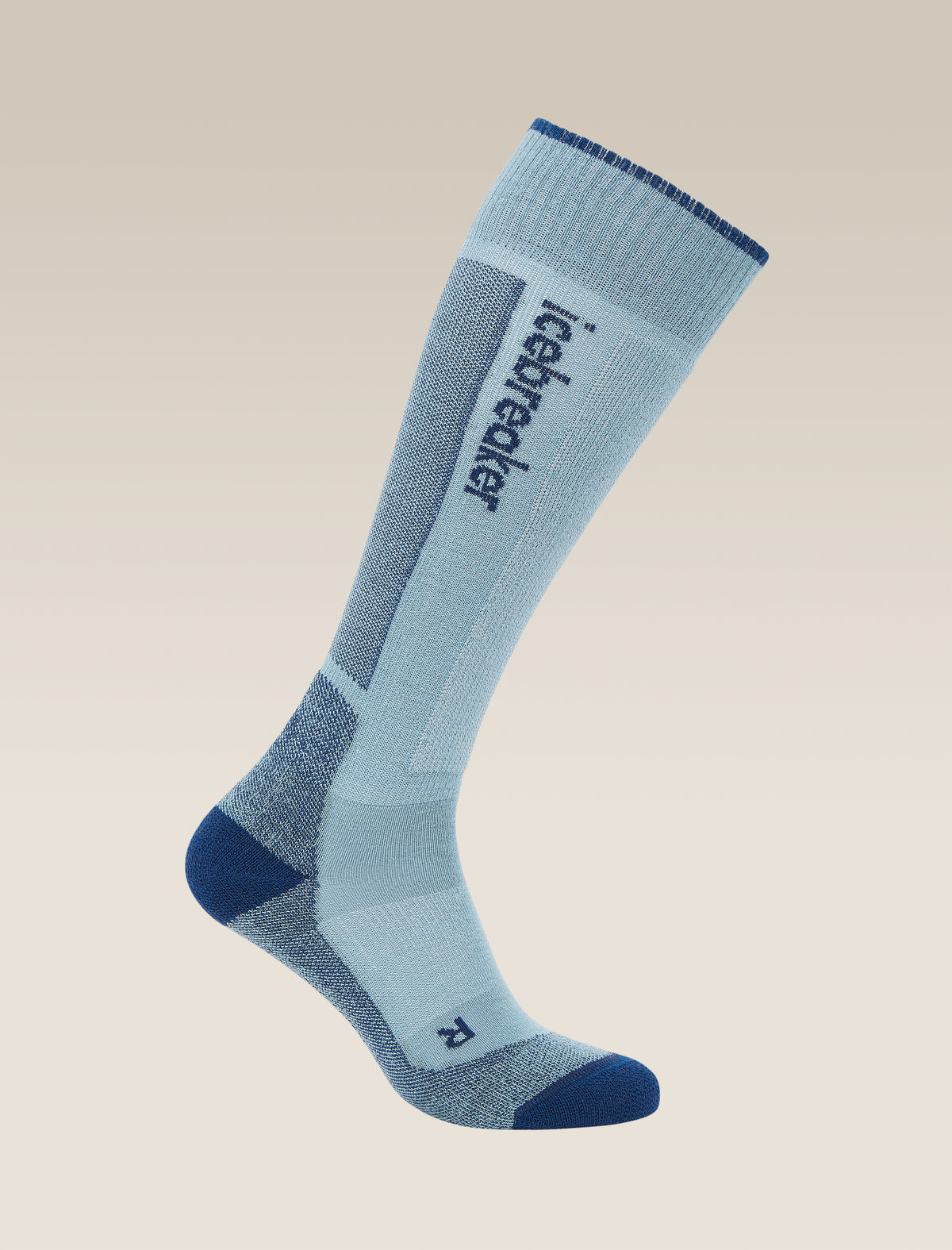 Women's Women Ski+ Over the Calf Socks Hydro/Atlantis - 1
