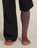 Men Ski+ Over the Calf Socks Java/Trail - 3