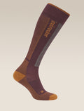 Men Ski+ Over the Calf Socks Java/Trail - 4