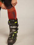 Men Ski+ Over the Calf Socks Mountain Contour Agate/Fervid - 1