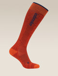 Men Ski+ Over the Calf Socks Mountain Contour Agate/Fervid - 4