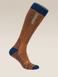 Men Ski+ Over the Calf Socks Mountain Contour Trail/Atlantis - 4
