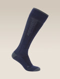 Men Ski+ Over the Calf Socks Royal Navy/Dawn - 1