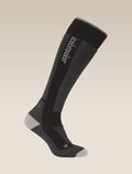 Men Ski+ Over the Calf Socks Black/Ether - 1