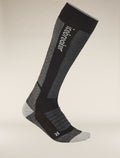 Men Ski+ Over the Calf Socks Black/Ether - 5