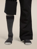 Men Ski+ Over the Calf Socks Black/Ether - 4
