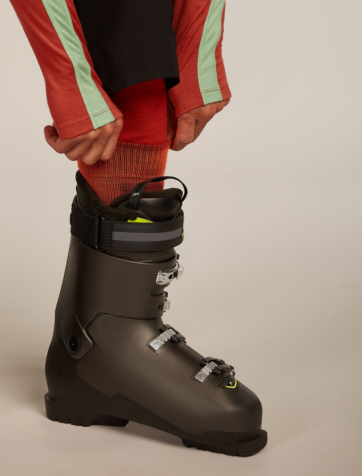 Men's Men Ski+ Over the Calf Socks Fervid/Agate - 1