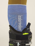 Calcetines Merino Blend por encima del gemelo Ski+ Medium Mountain Contour para hombre Brillant/Ether - 1