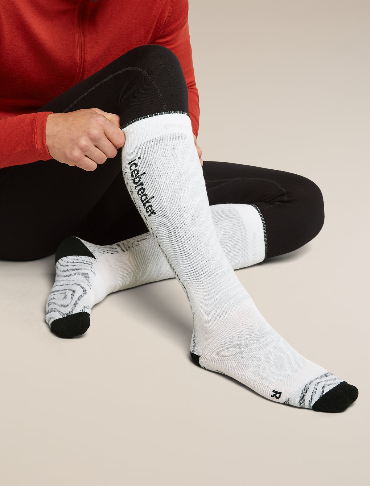 Heren Ski+ OTC Mountain Contour sokken  - 5