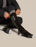 Men's Men Ski+ Over the Calf Socks Black/Ether - 2