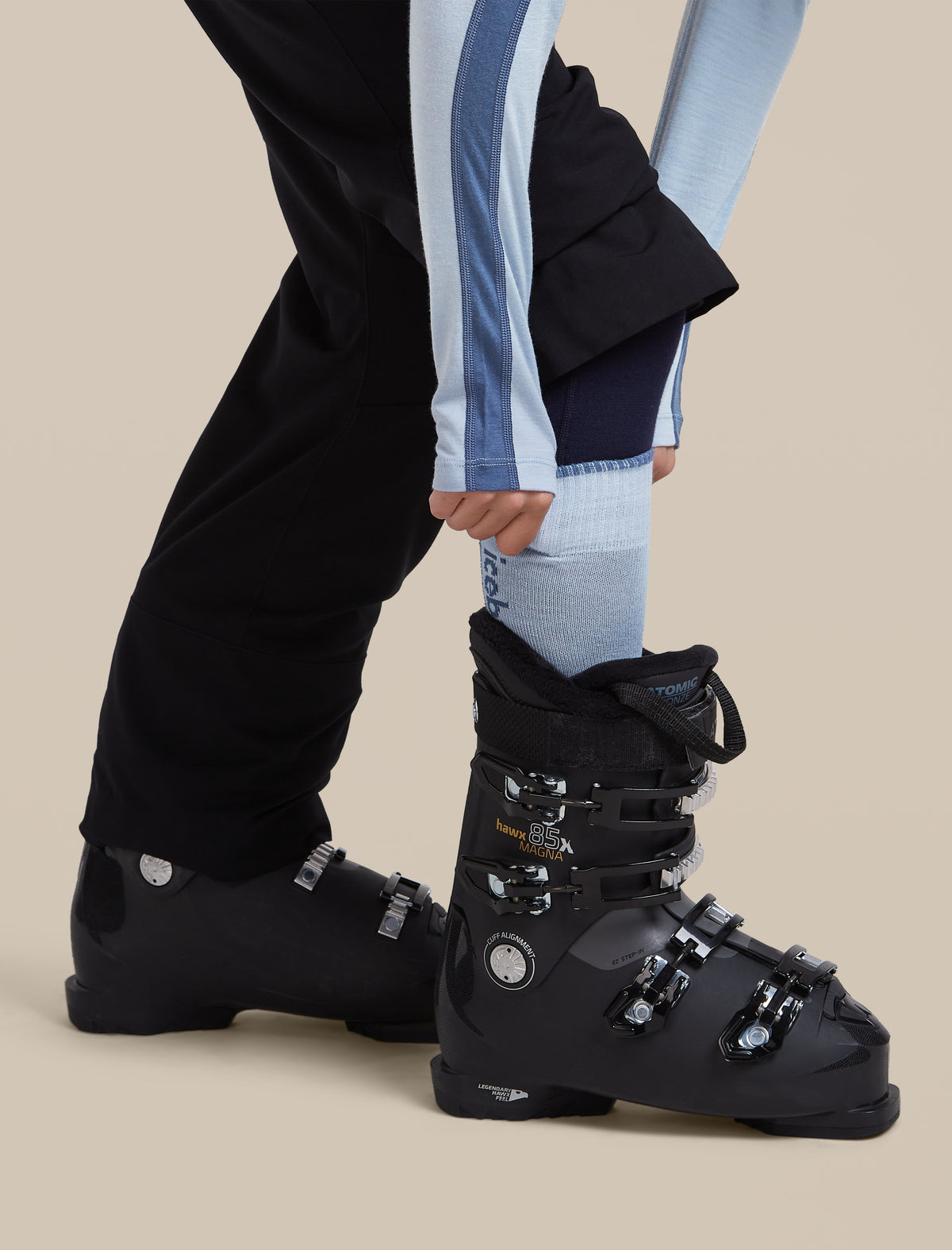 Women Ski+ OTC Socks Zinc Blue/Dawn - 4