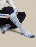 Women Ski+ OTC Socks Zinc Blue/Dawn - 5