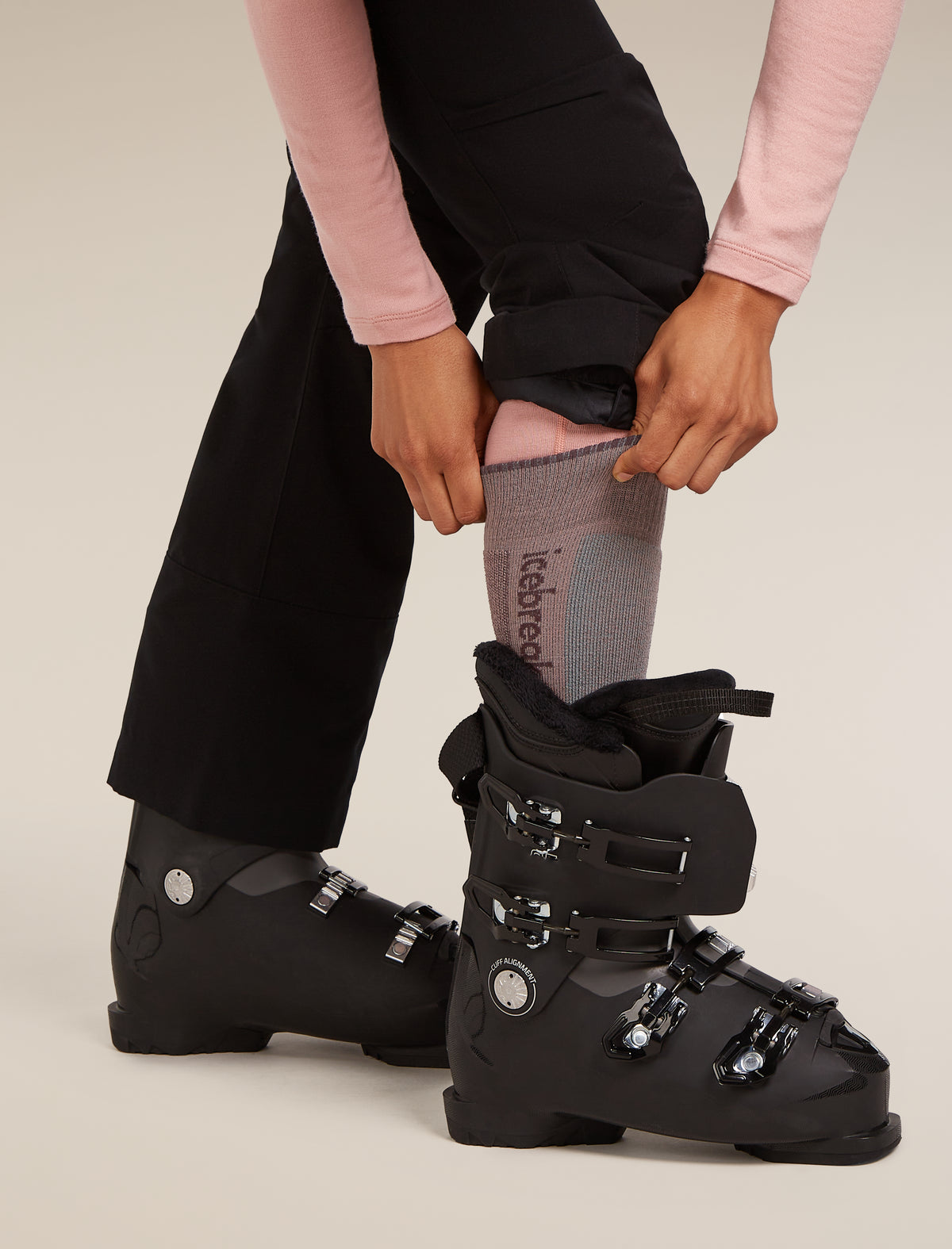 Women Ski+ Kniehohe Socken Damen  - 3
