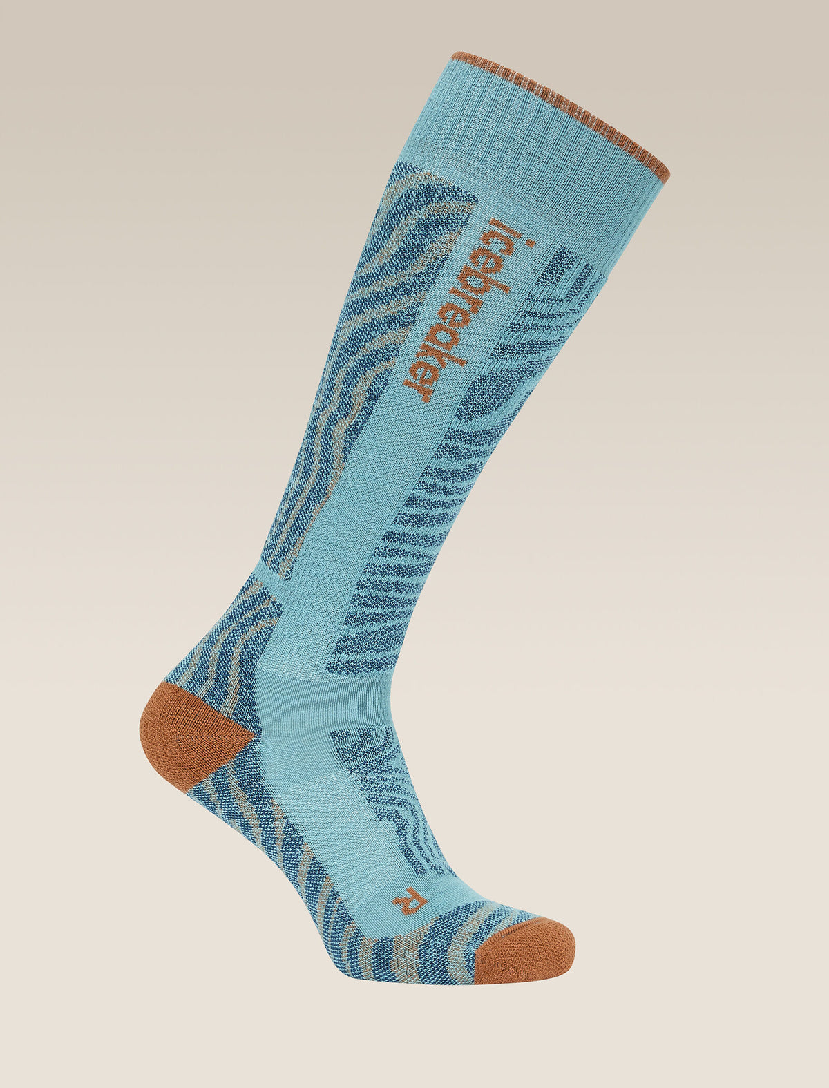 Damskie skarpety pod kolano Ski+ Mountain Contour  - 4