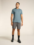 Men's Merino 150 Tech Lite Short Sleeve T-Shirt Single Line Camp Black - 3