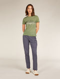 Women's Merino Blend Core Short Sleeve T-Shirt Cook Reflected Lichen - 3