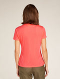 Women's Merino Blend Core Short Sleeve T-Shirt Cook Reflected Tang - 2