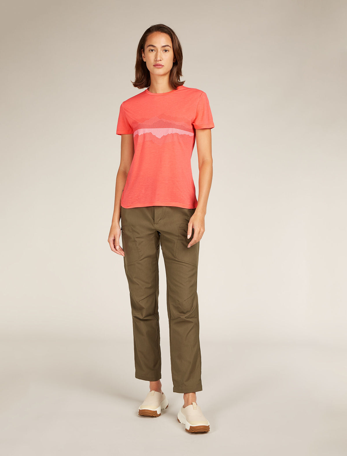 Women's Merino Blend Core Short Sleeve T-Shirt Cook Reflected Tang - 3