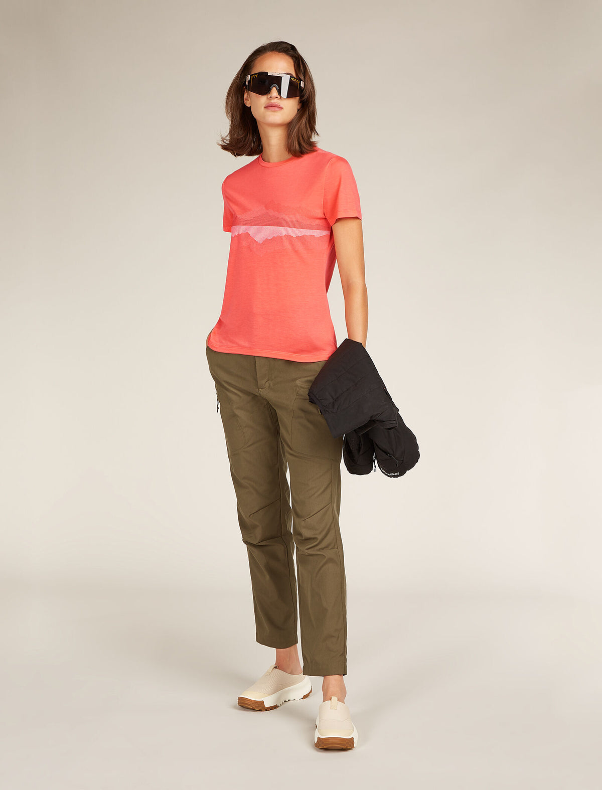 Women's Merino Blend Core Short Sleeve T-Shirt Cook Reflected Tang - 4