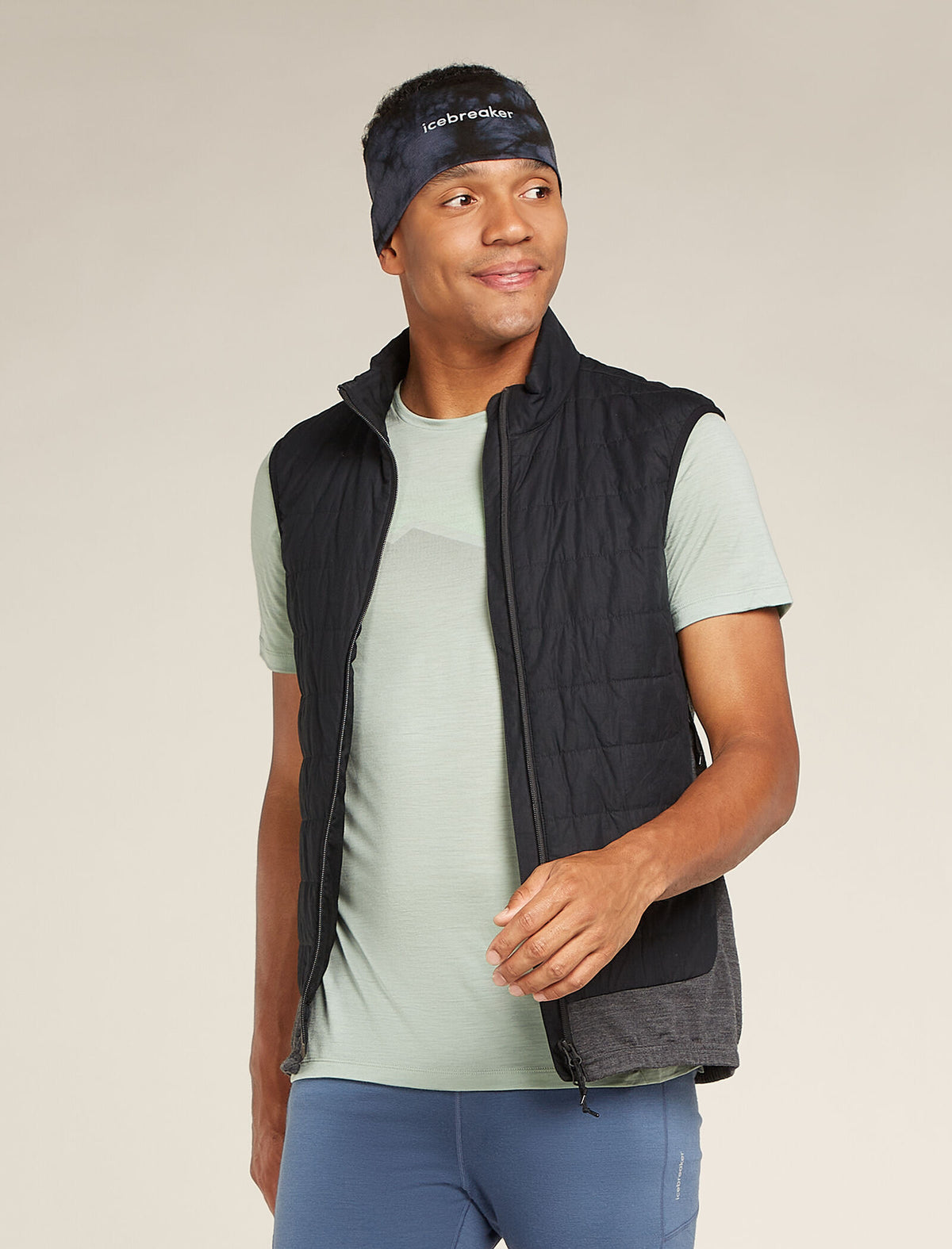 Unisex 200 Oasis hoofdband Cloud Dye van merinowol  - 2