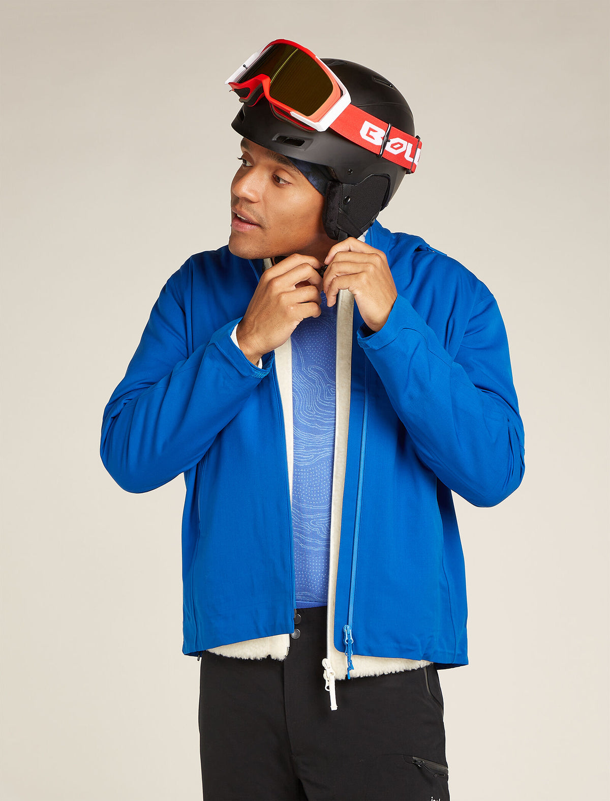Unisex 200 Oasis beanie Cloud Dye van merinowol  - 5