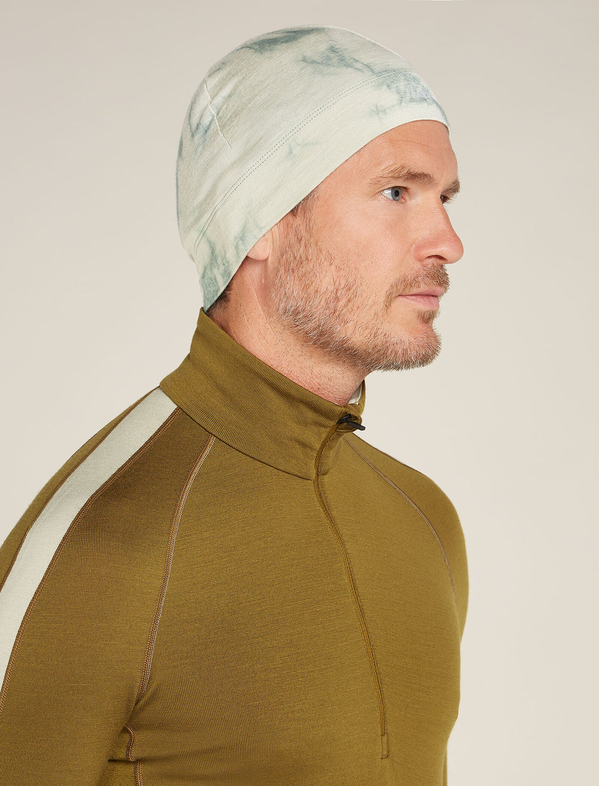 Unisex 200 Oasis beanie Cloud Dye van merinowol  - 3