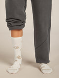 Women's Women Lifestyle Crew Socks Camp Essentials Ecru Hthr/Sand - 3