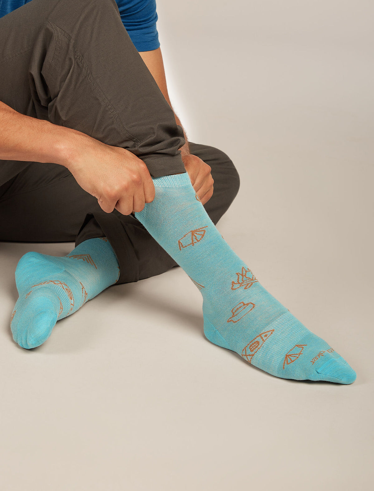 Chaussettes Lifestyle Crew Camp Essentials Homme Homme  - 2