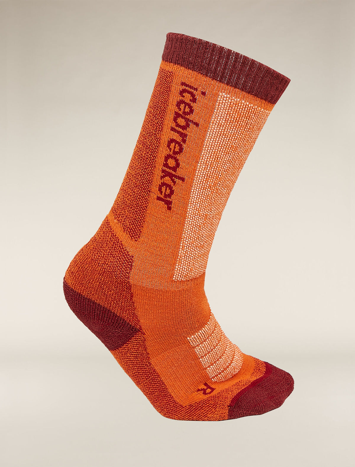 Calcetines Merino por encima del gemelo Ski+ Medium para niños Blaze/Port - 2
