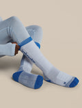 Ski+ OTC Socks Zinc Blue/Lazurite/Snow - 8