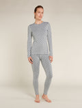 Women's Merino 260 Vertex Thermal Leggings On-Piste Snow/Black - 3