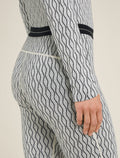 Women's Merino 260 Vertex Thermal Leggings On-Piste Snow/Black - 5