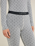 Women's Merino 260 Vertex Thermal Leggings On-Piste Snow/Black - 6