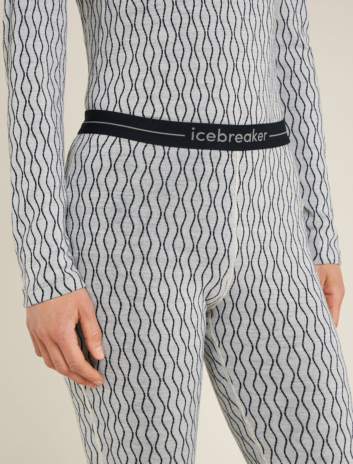 Women's Merino 260 Vertex Thermal Leggings On-Piste Snow/Black - 6
