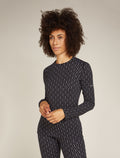 Top termico a girocollo con maniche lunghe in lana merino 260 Vertex On-Piste Donna  - 1