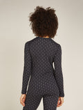 Top termico a girocollo con maniche lunghe in lana merino 260 Vertex On-Piste Donna  - 2