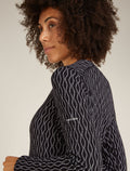 Top termico a girocollo con maniche lunghe in lana merino 260 Vertex On-Piste Donna  - 5