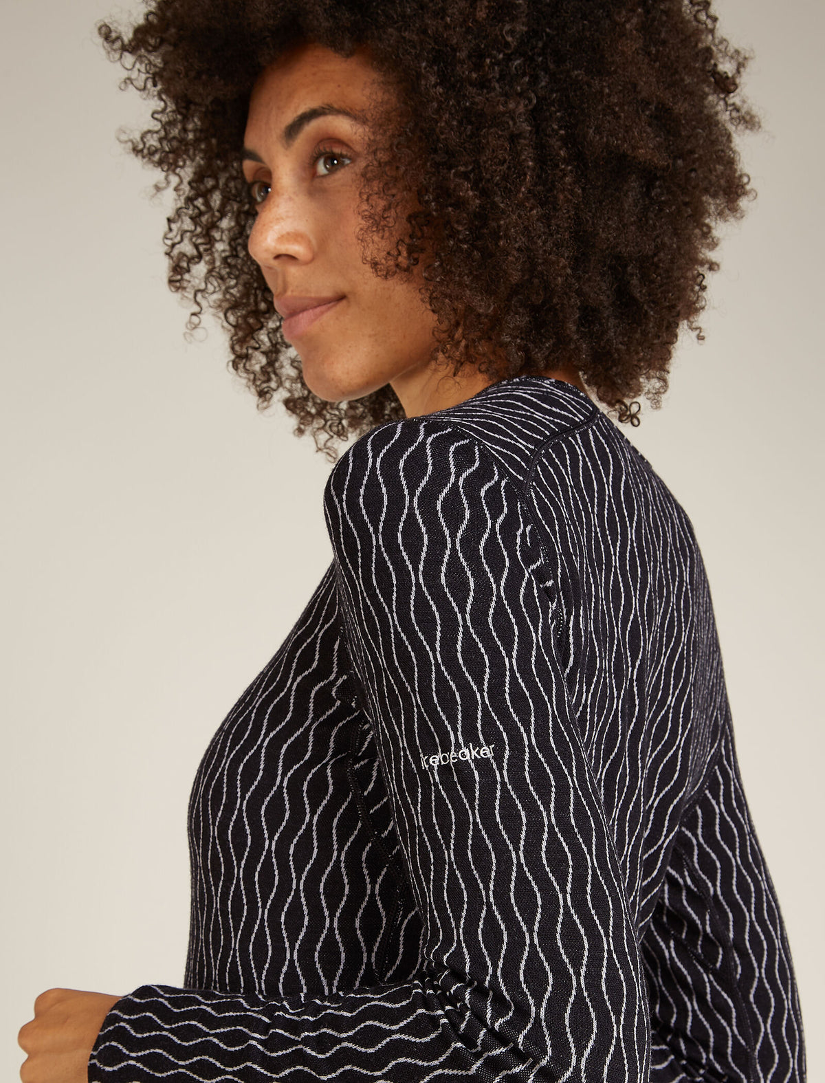 Top termico a girocollo con maniche lunghe in lana merino 260 Vertex On-Piste Donna  - 5