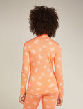 Women's Merino 260 Vertex Long Sleeve Half Zip Thermal Top Falling Flakes Feldspar/Snow - 2