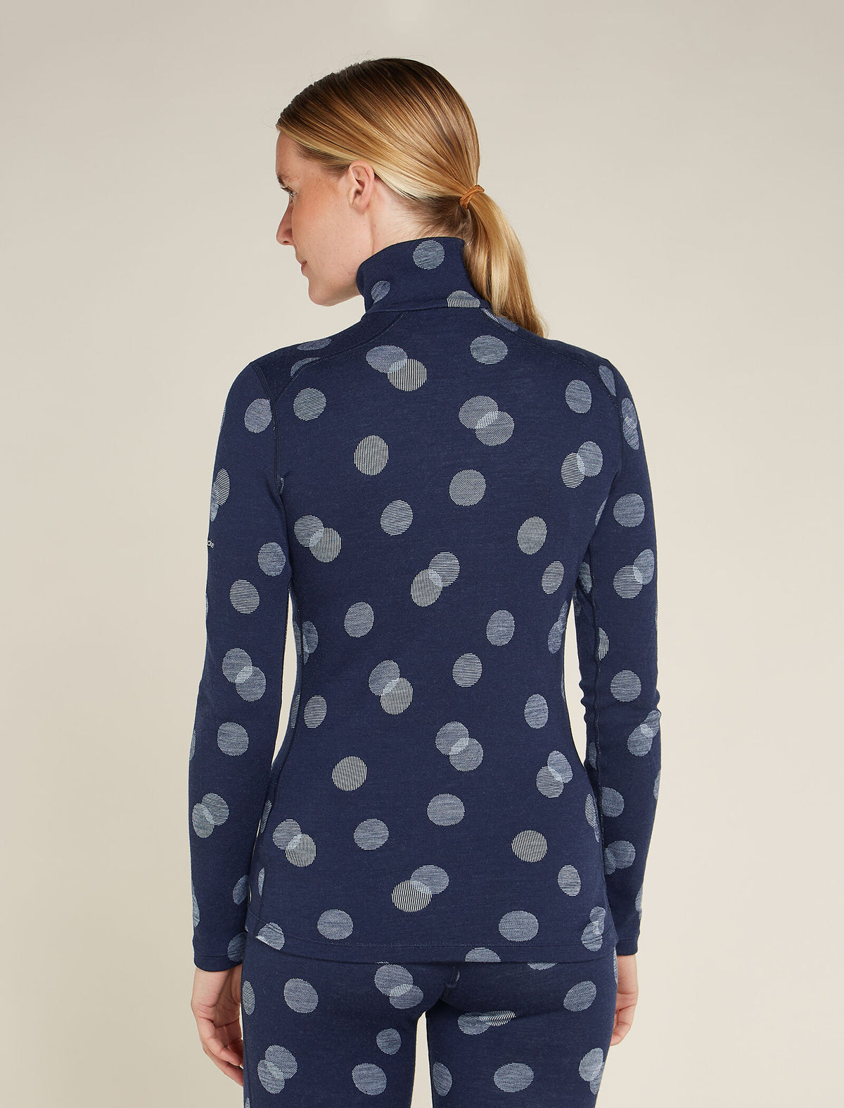 Merino 260 Vertex Half-Zip-Thermo-Langarmshirt Falling Flakes Damen  - 2