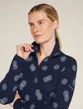 Merino 260 Vertex Half-Zip-Thermo-Langarmshirt Falling Flakes Damen  - 6